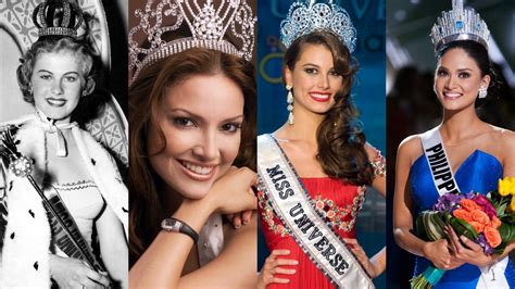 miss universe throughout the years